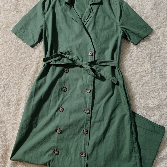 UO double breasted midi shirt dress - Picture 2 of 4